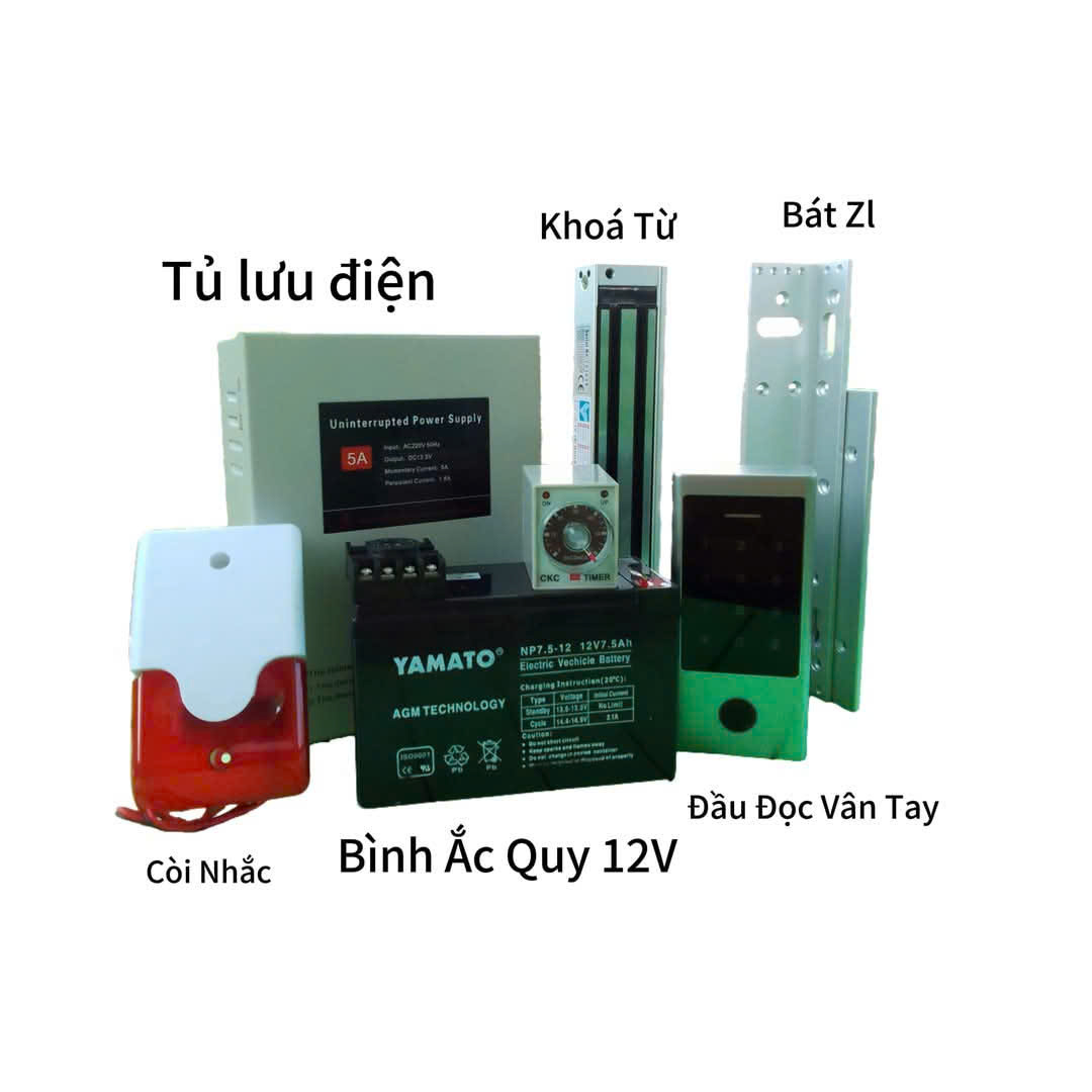 Bộ khóa kiểm soát cửa nhà trọ (HF1-01full)