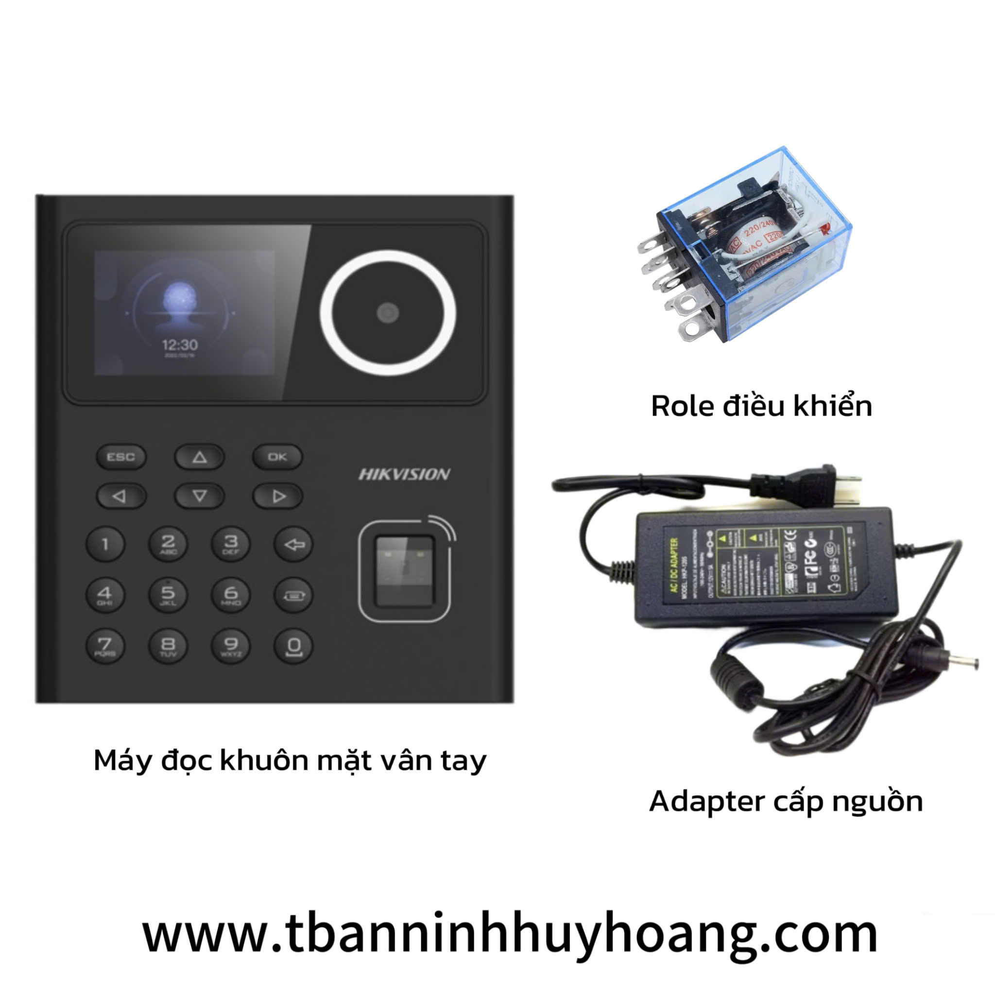 Máy chấm công nhận diện khuôn mặt cửa cuốn HKC-01