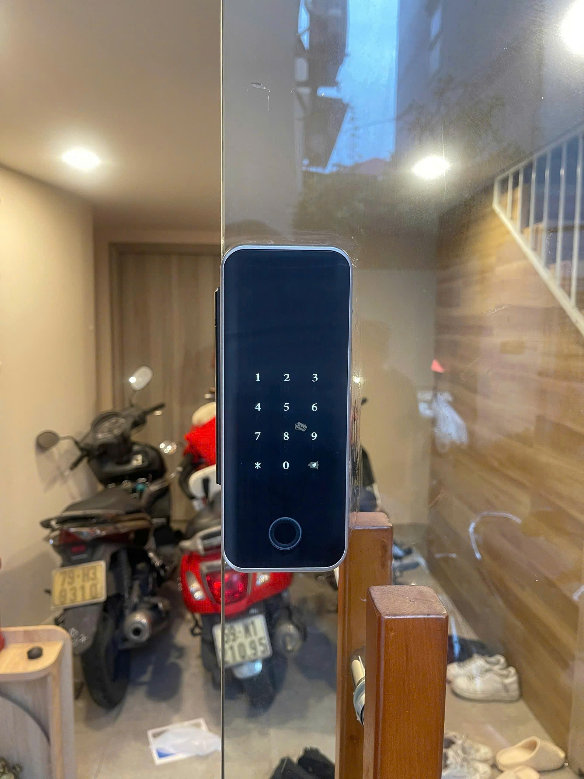 Khóa vân tay cửa kính CL-01